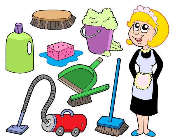 تمیز کردن خانه