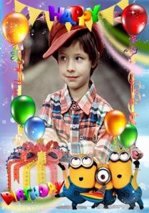 psd جشن تولد مینیون ها